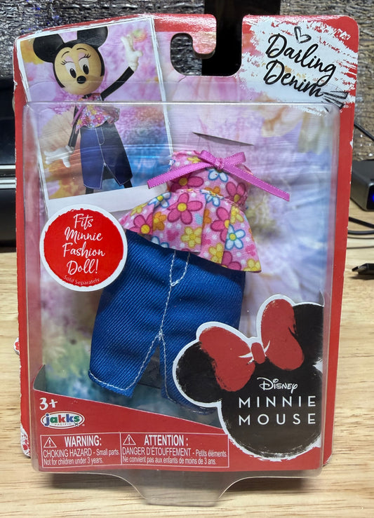 Disney 9" Minnie Mouse Fashion Doll DARLING DENIM Outfit 21404