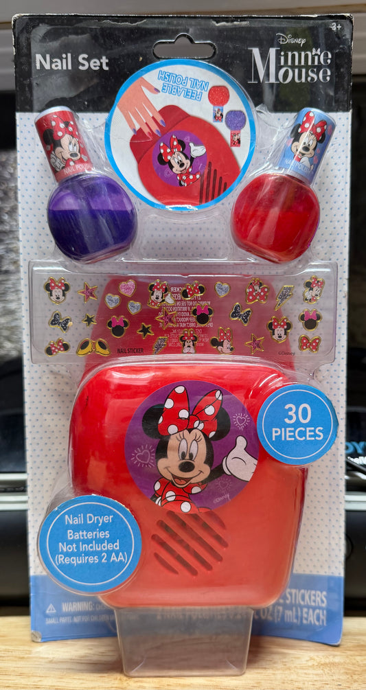 Disney Minnie Mouse 30-Piece Peelable Nail Polish Set 43884