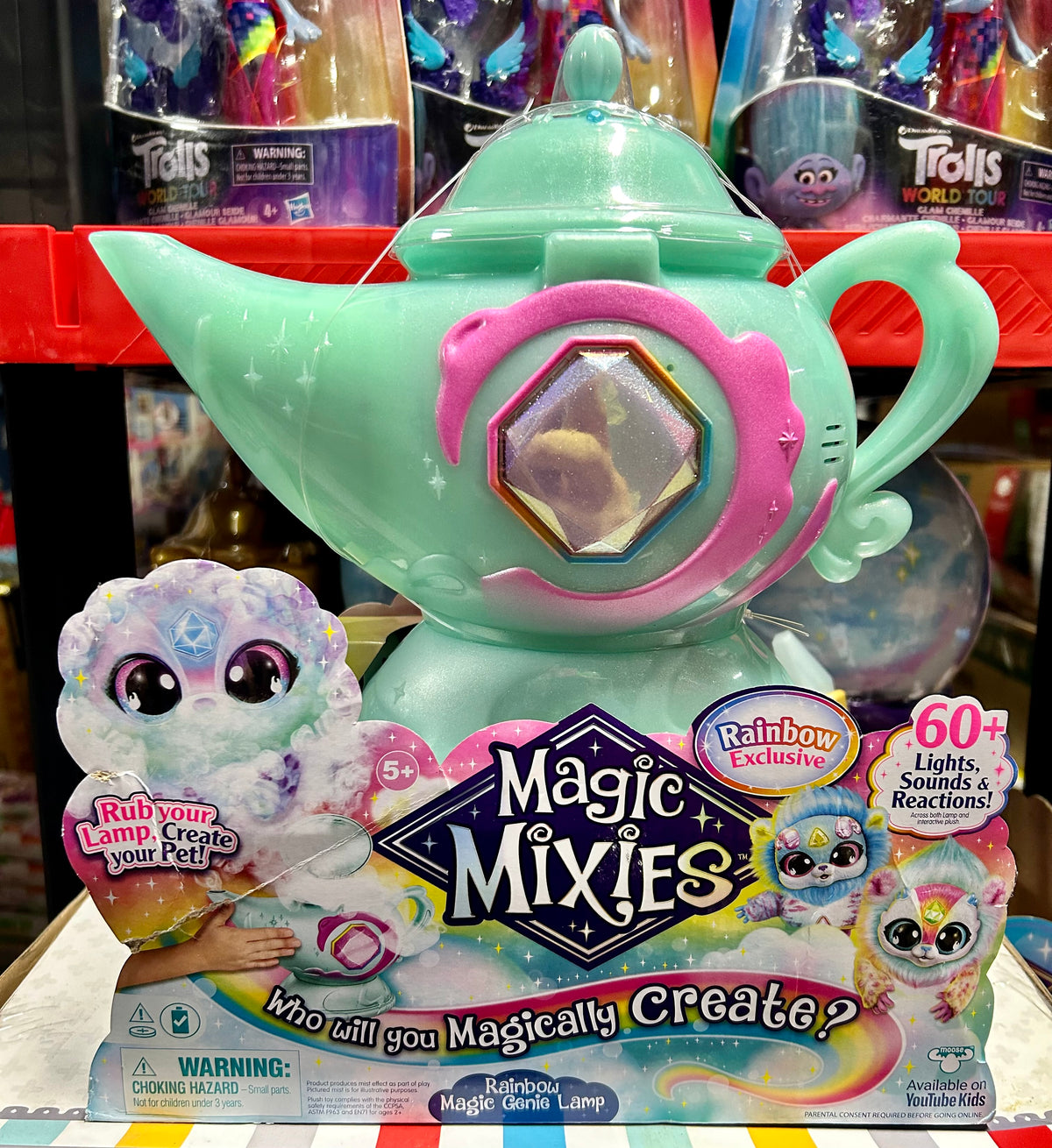 Magic Mixies Magic Genie Lamp with Interactive 8 Plush Toy and 60+ Sounds and Reactions. Reveal a Genie Mixie from The Real Misting Lamp. Gifts for Kids, Ages 5+ - Amazon Exclusive Magic Mixies Magic Genie Lamp with Interactive 8 Plush Toy and 60+ Sounds and Reactions. Reveal a Genie Mixie from The Real Misting Lamp. Gifts for Kids, Ages 5+ - Amazon Exclusive
