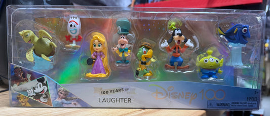 Disney100 Years of Laughter Celebration Collection Limited Edition 8-Piece Figure Pack 46032