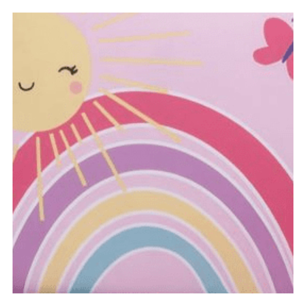 Parent's Choice 4 Piece Llama Bedding Set, Toddler Bed, Pink and Purple, Toddler Girl Bedding