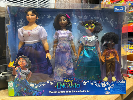 Disney Encanto Mirabel, Isabela, Luisa & Antonio Fashion Doll Gift Set 21962