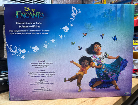 Disney Encanto Mirabel, Isabela, Luisa & Antonio Fashion Doll Gift Set 21962
