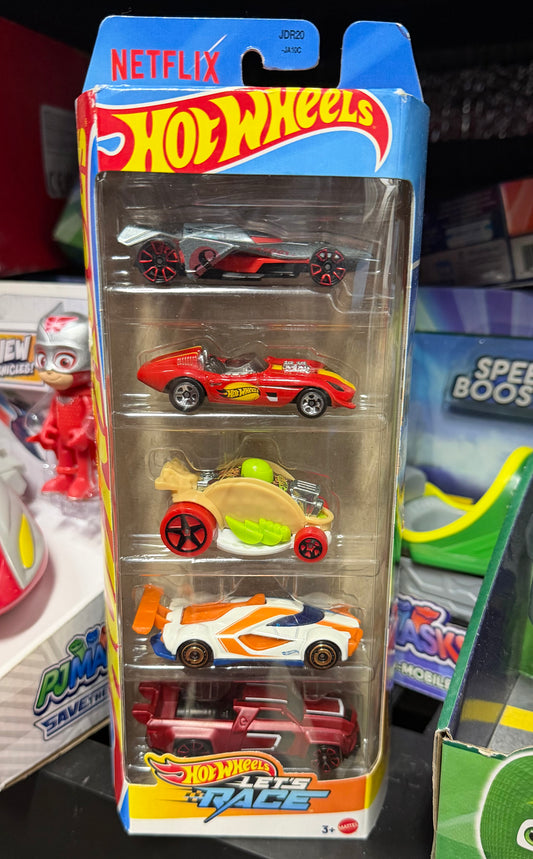 Hot Wheels Let’s Race Netflix 5-Pack 28870