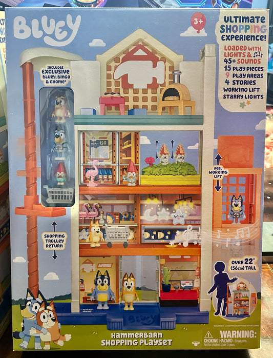 Bluey Hammerbarn Shopping Playset 17552