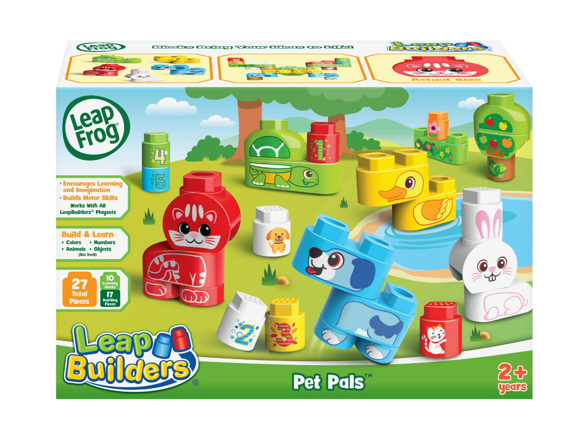 LeapFrog LeapBuilders Pet Pals Learning Blocks Toy for Kids