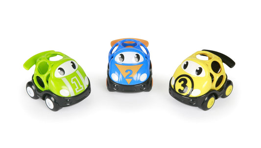 Bright Starts Go Grippers Push Vehicles – Race Car 3 Piece Set