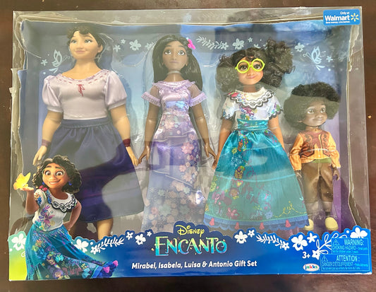 Disney Encanto Mirabel, Isabela, Luisa & Antonio Fashion Doll Gift Set 21962