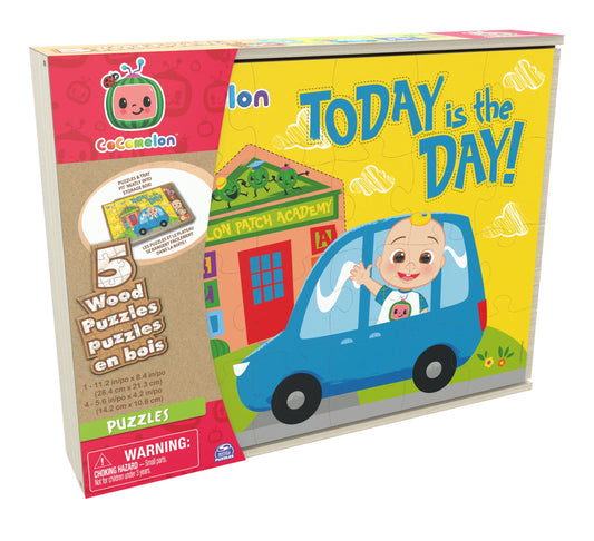 CoComelon 5 Wood Puzzles