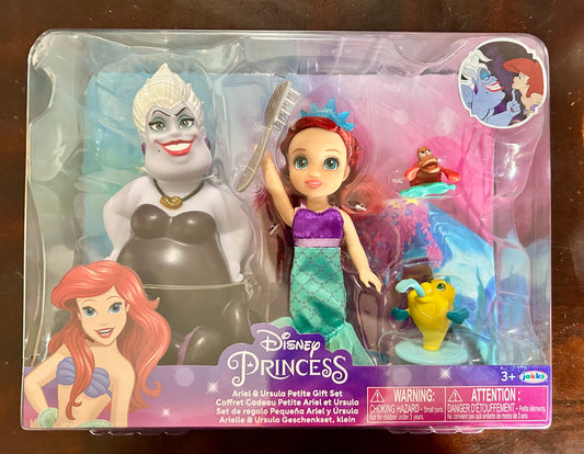 Disney Princess the Little Mermaid Ariel and Ursula 6” Fashion Doll Set 22313