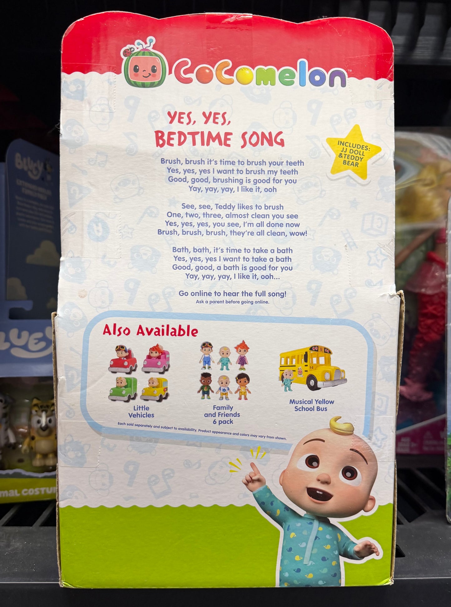 CoComelon Musical Bedtime JJ 12” Plush Doll 38078