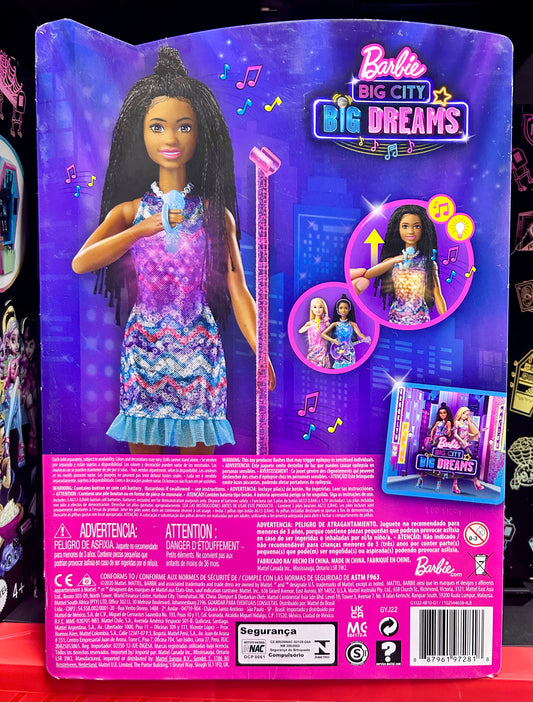 Barbie Big City, Big Dreams Singing Brooklyn Doll with Music, Light, Guitar 97281