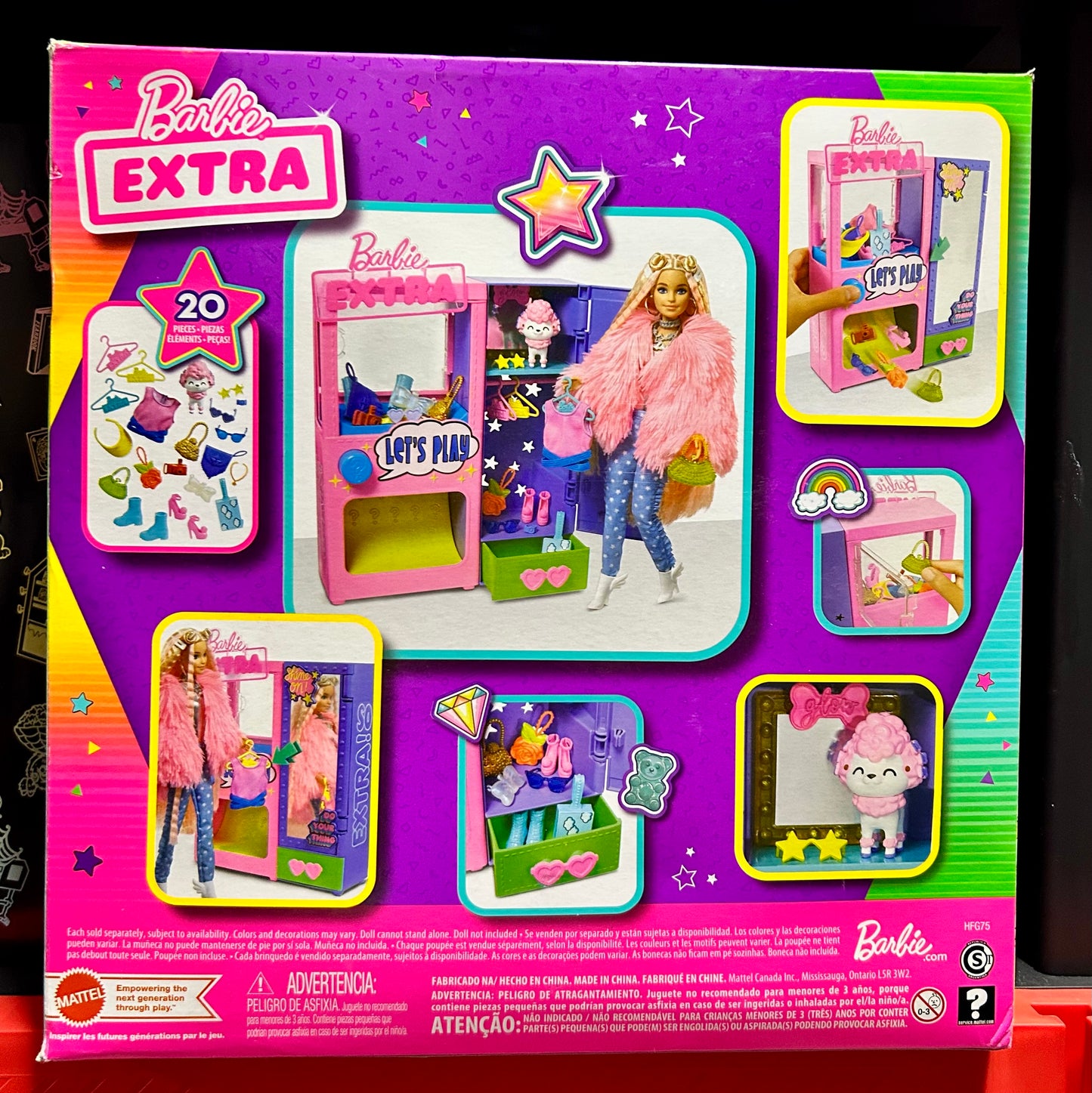 Barbie Extra Surprise Fashion Closet Playset 04007