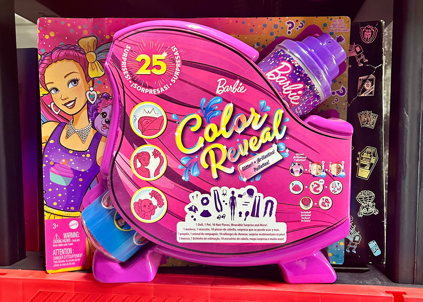 Barbie Color Reveal Glitter! 25-Surprises 98825