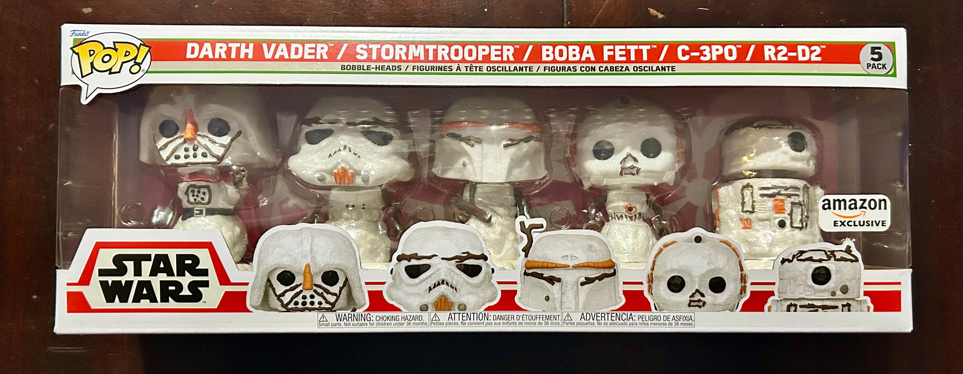 Pop! Star Wars Holiday Snowman 5-Pack