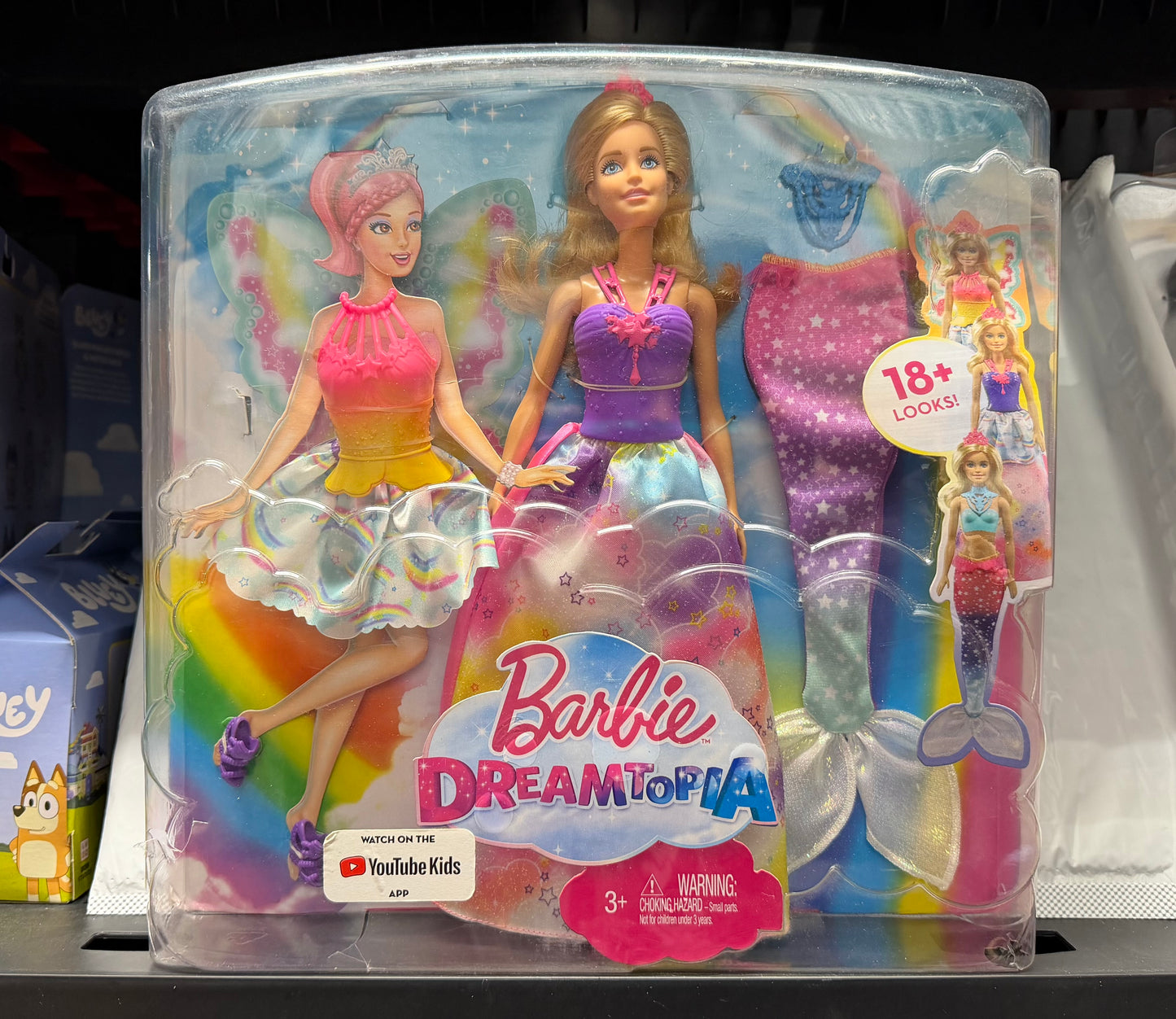 Barbie DreamTopia Rainbow Cove Dress Up Blonde Doll Set 53362