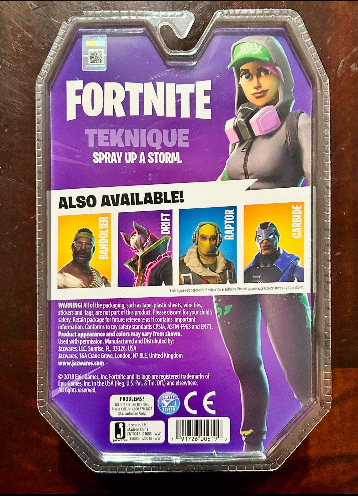 Fortnite Solo Mode Core Figure Pack, Teknique 00619