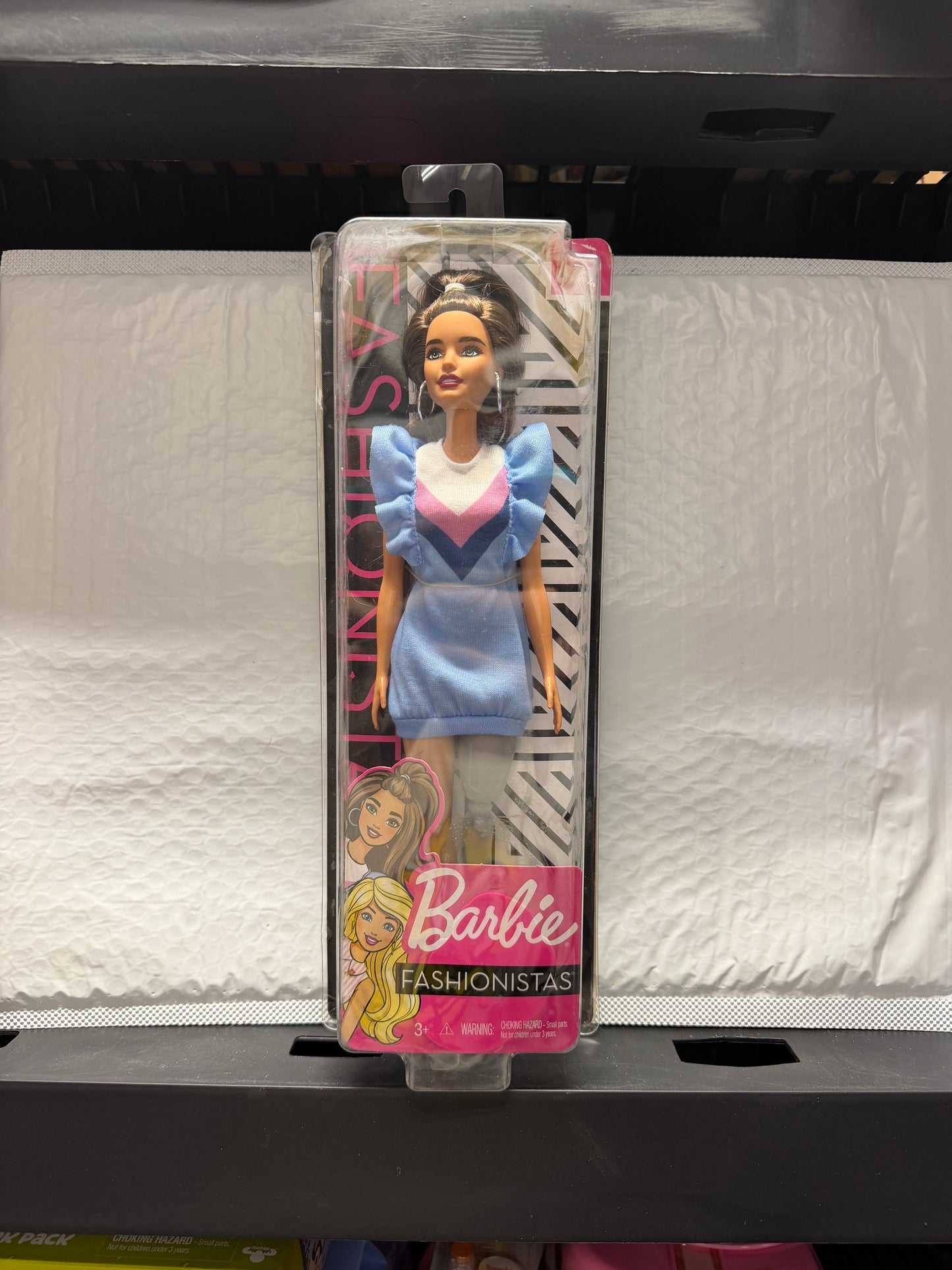 Barbie Fashionistas Doll #121 Brunette Hair with Prosthetic Leg 69456
