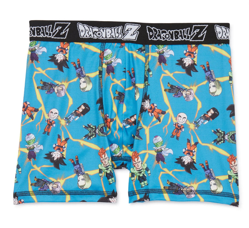 Dragon Ball Z Boys Allover Print Boxer Briefs, 4-Pack