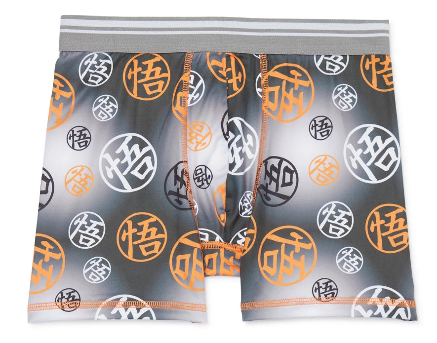 Dragon Ball Z Boys Allover Print Boxer Briefs, 4-Pack