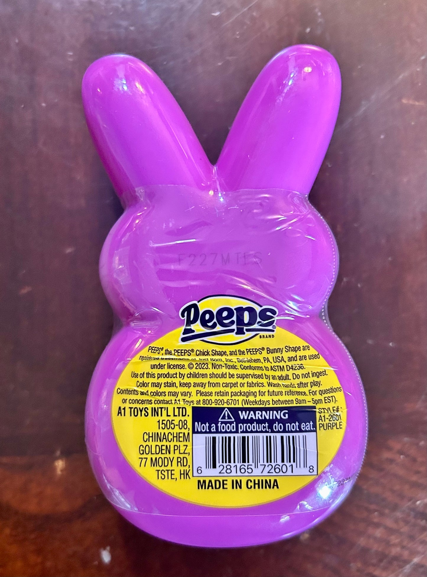 Peeps Large Purple Bunny Dough 72601