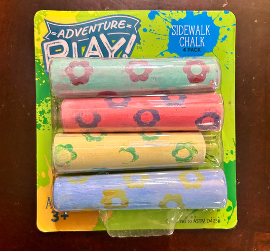 Adventure Play Sidewalk Chalk 4-Pack 31031