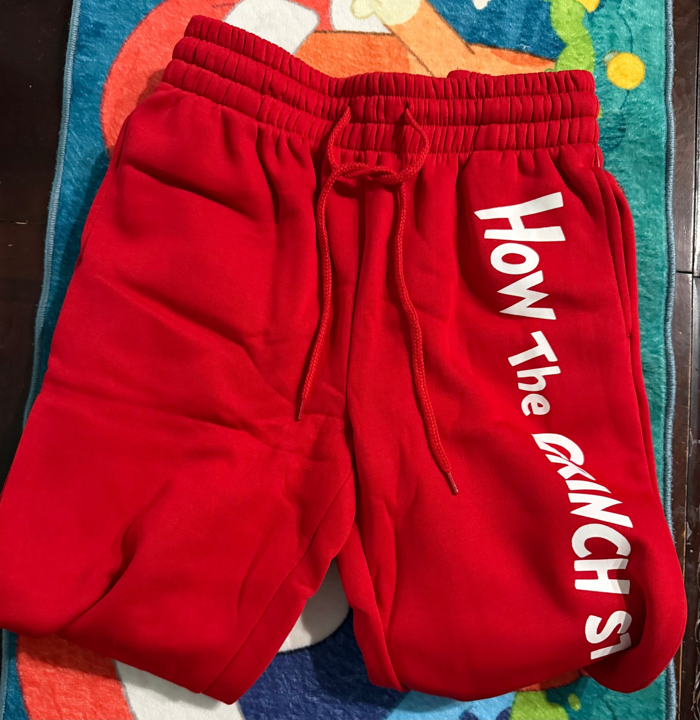 How The Grinch Stole Christmas Woman’s Jogger Pants Size XXS 45430