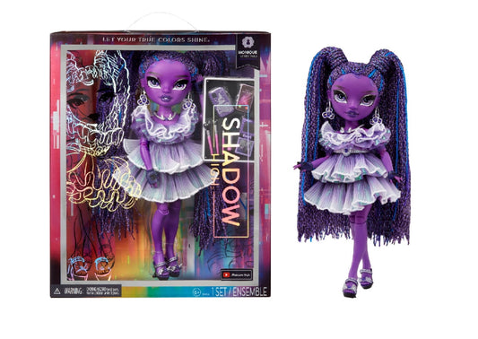 Rainbow High Shadow High Monique Verbena - Purple Fashion Doll. Fashionable Outfit & 10+ Colorful Play Accessories