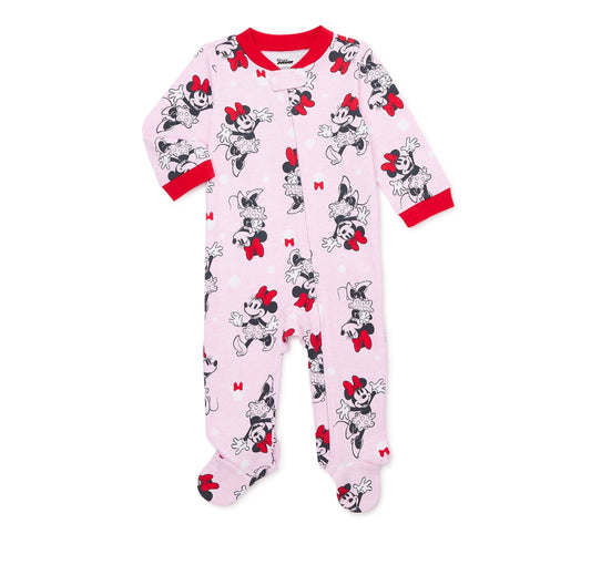 Minnie Mouse Baby One-Piece Pajamas