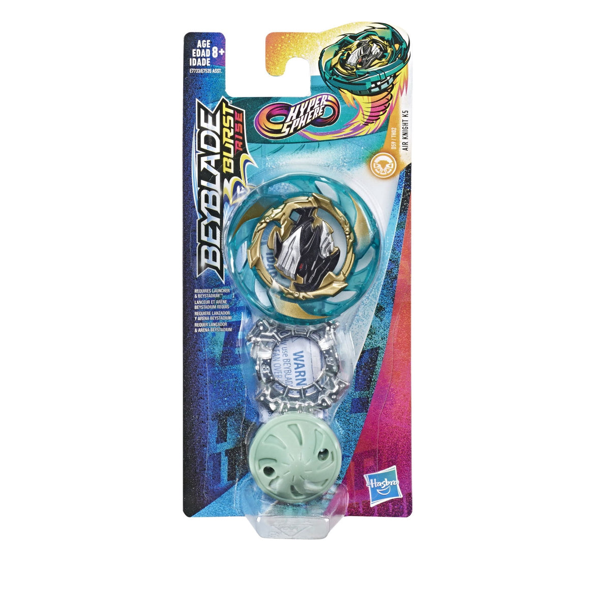 Beyblade Burst RIse Hypersphere Air Knight K5 Single Pack Game