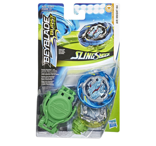Beyblade Burst Turbo Slingshock Starter Pack Game, Air Knight K4