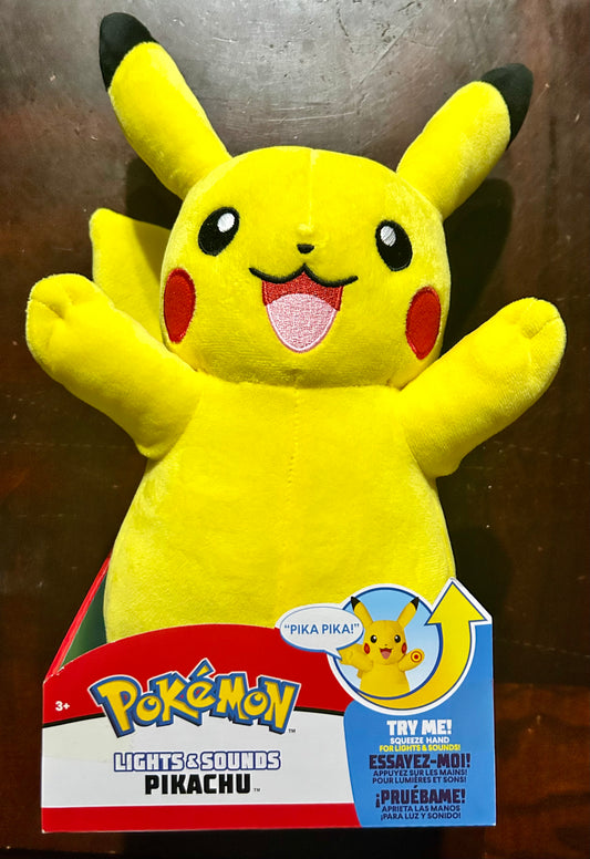 Pokémon Lights & Sounds Pikachu 12” Plush 37675