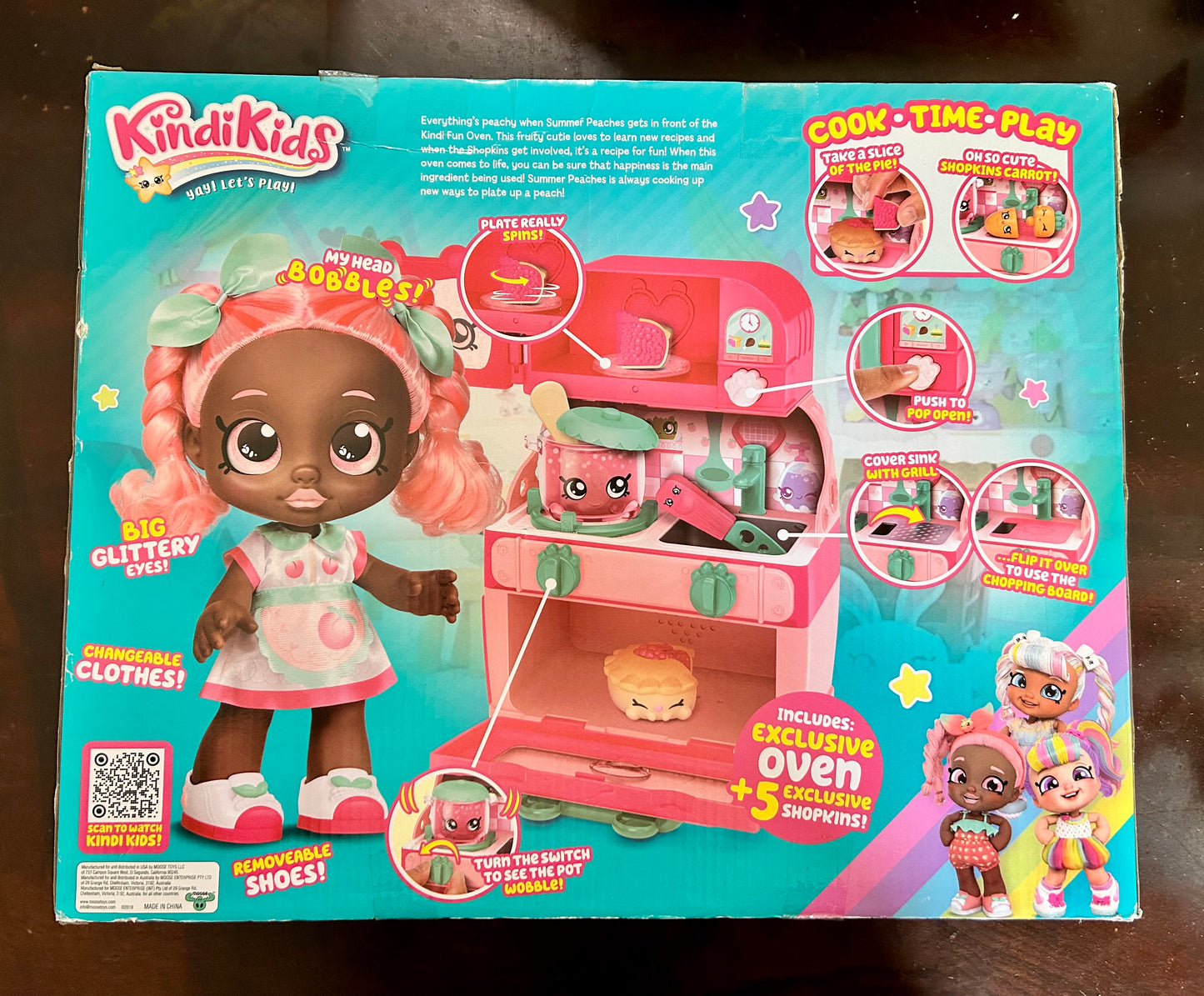 Kindi Kids Kindi Fun Oven Playset Summer Peaches Doll 50058