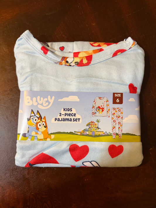 Bluey Kids 2-Piece Pajama Set Size-6 53445