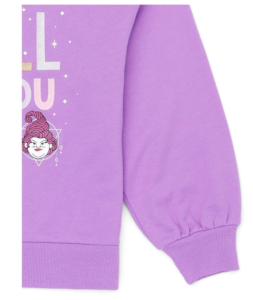 Disney Hocus Pocus Girls Halloween Fleece Sweatshirt