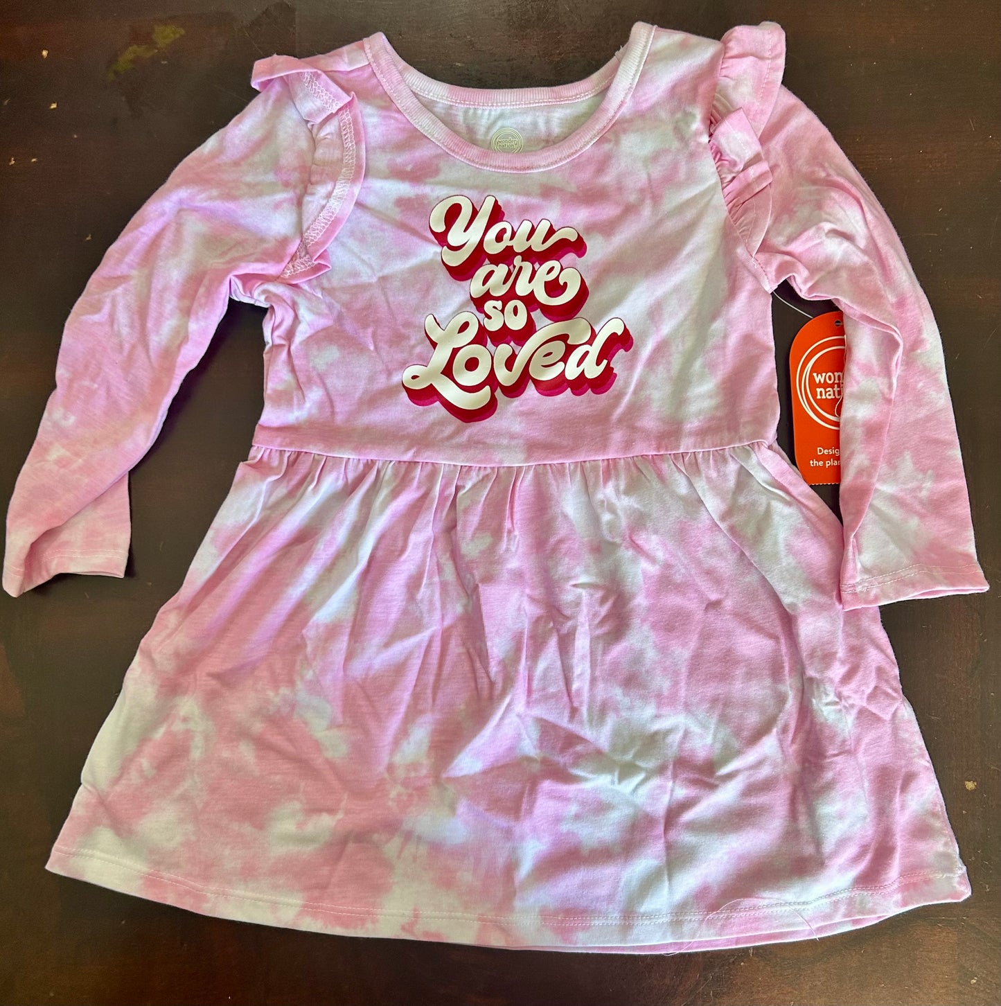 You Are So Loved Toddler Girls Valentine’s Dress