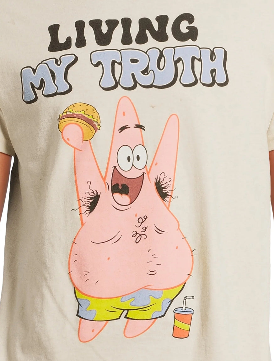 SpongeBob SquarePants Men's and Big Men's Patrick Graphic Print Tee