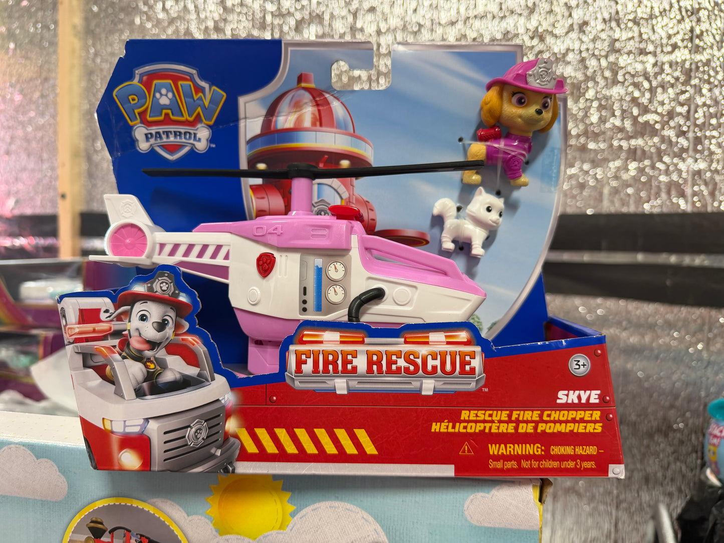 Paw Patrol Fire Rescue Skye Rescue Fire Chopper 06149