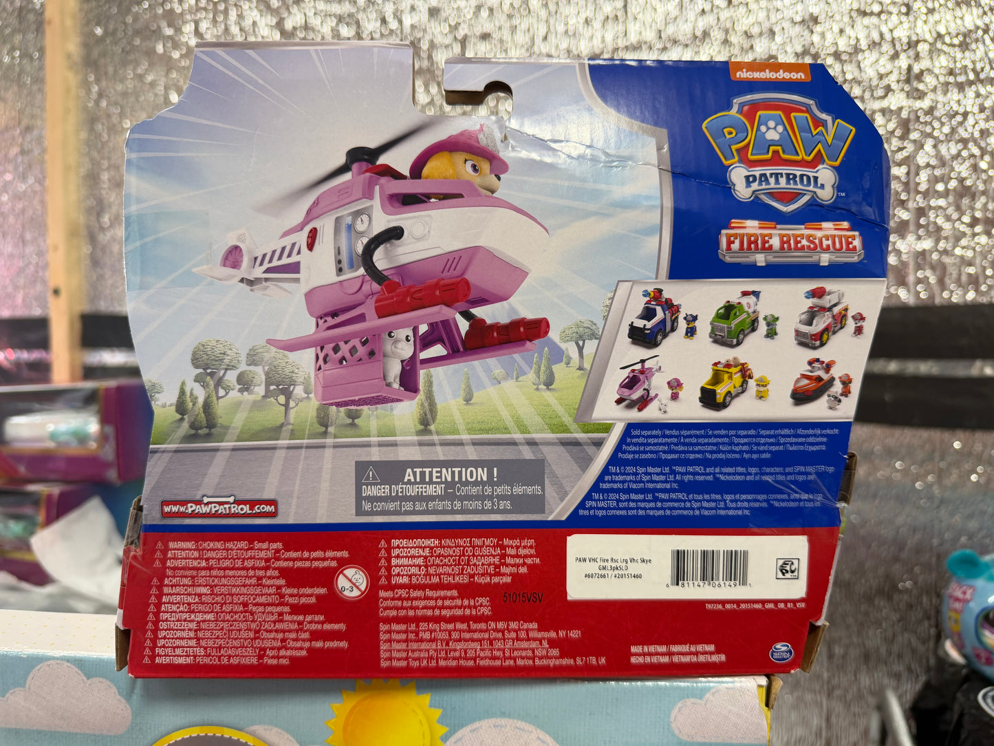 Paw Patrol Fire Rescue Skye Rescue Fire Chopper 06149