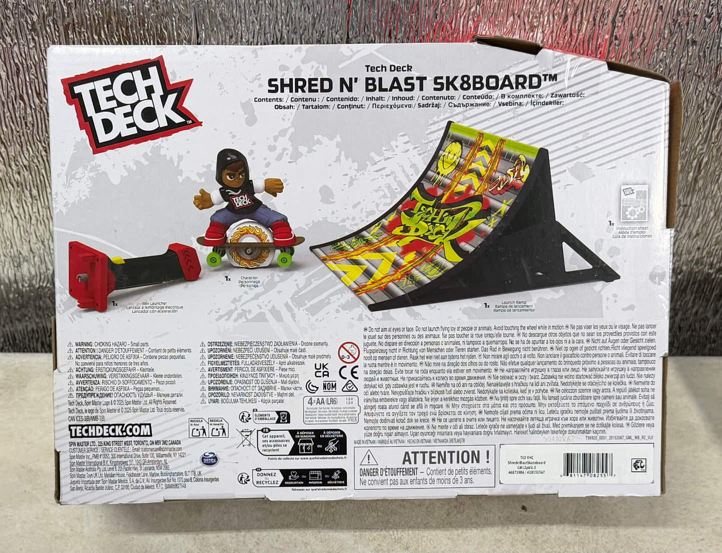 Tech Deck Shred N’ Blast Sk8board Playset 08255