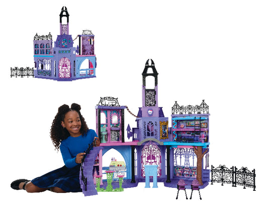 Monster High Haunted High School Doll House 35+ Piece Set 11766