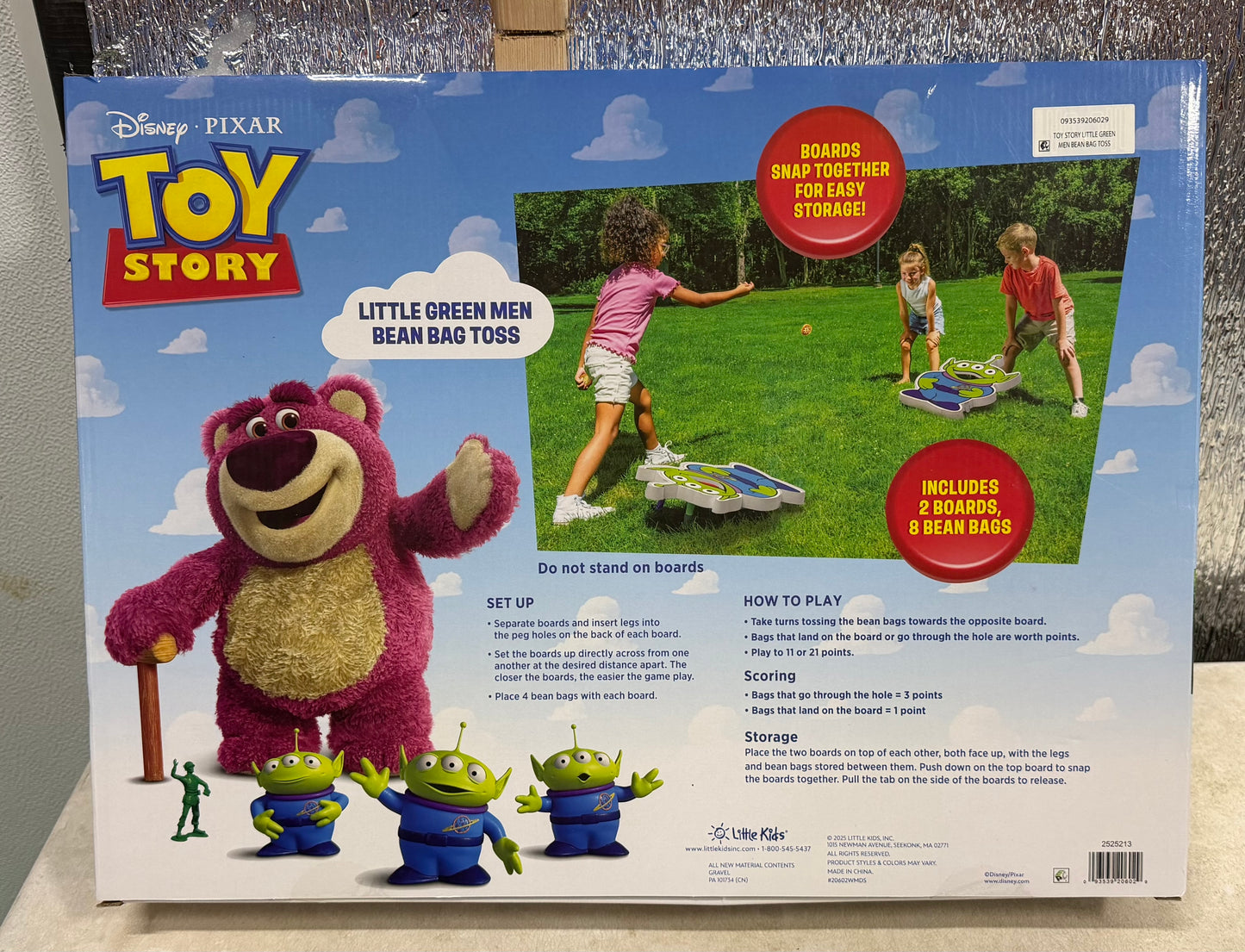 Disney Pixar Toy Story Little Green Men Bean Bag Toss Game 20602
