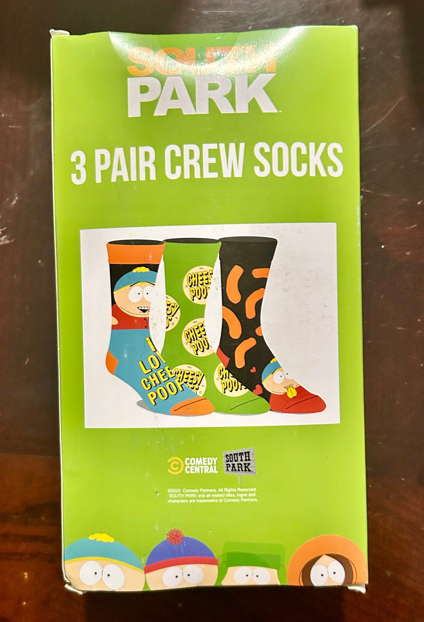 South Park 3-Pack Men’s Crew Socks Size 10-13