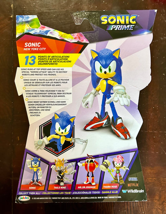 Sonic Prime - 5" Articulated Figure - Sonic - New Yoke City