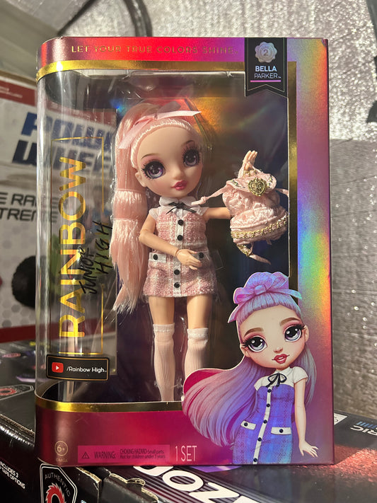 Rainbow High Jr High Bella Parker- 9-inch PINK Fashion Doll 58296