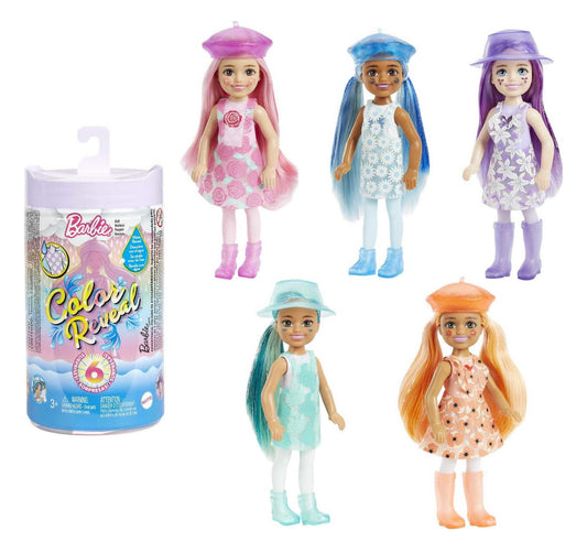 Barbie Color Reveal Sunshine & Sprinkles Fashion Doll with Pet & Accessories (Styles May Vary)