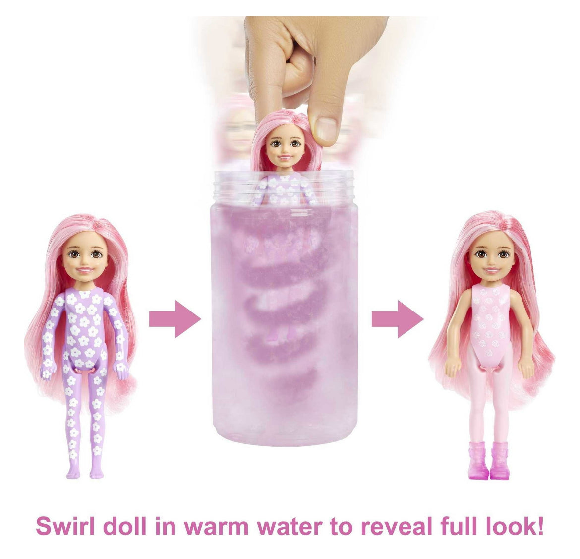 Barbie Color Reveal Sunshine & Sprinkles Fashion Doll with Pet & Accessories (Styles May Vary)