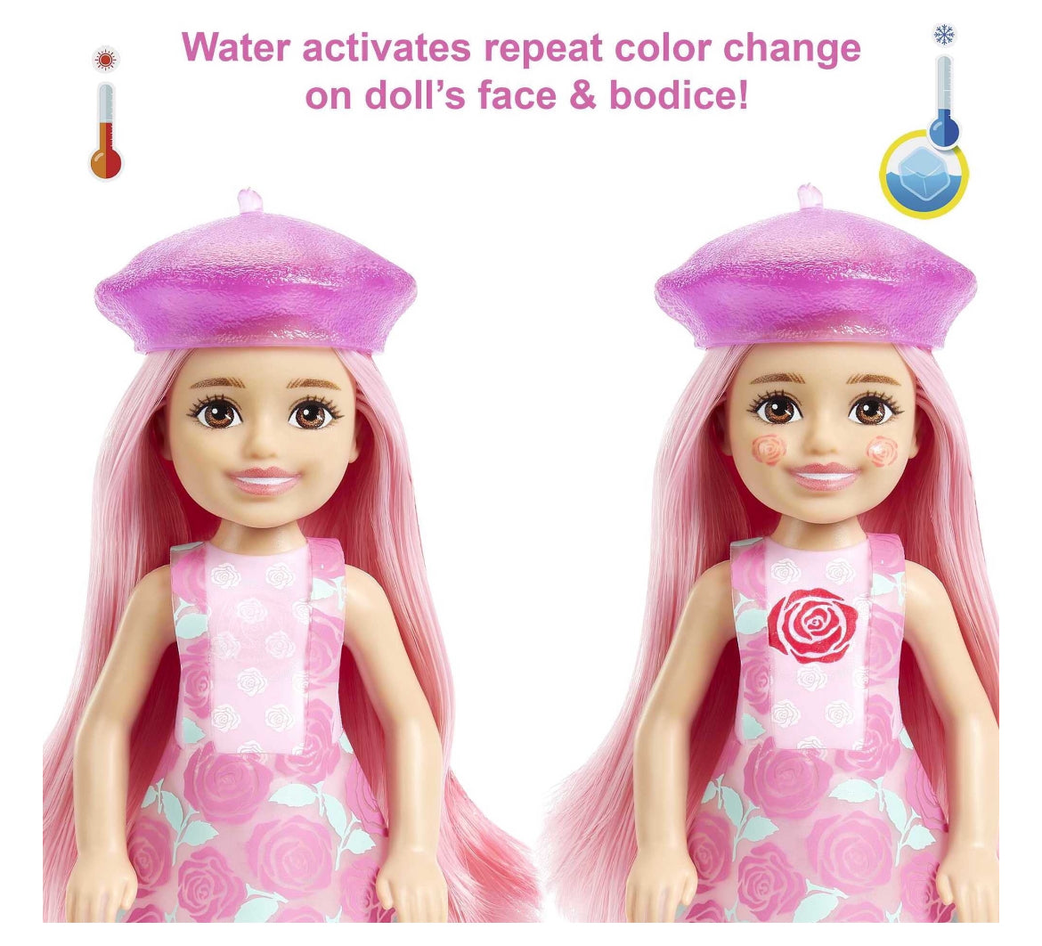 Barbie Color Reveal Sunshine & Sprinkles Fashion Doll with Pet & Acces