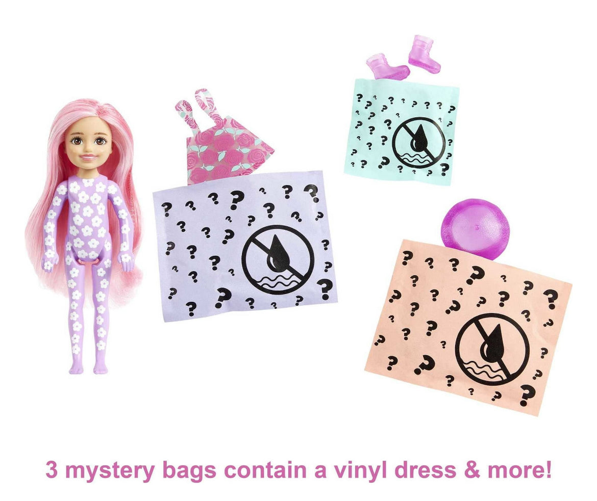 Barbie Color Reveal Sunshine & Sprinkles Fashion Doll with Pet & Accessories (Styles May Vary)