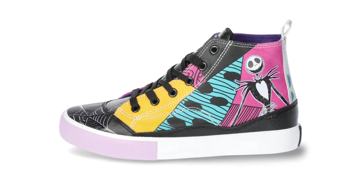 Women's Disney Nightmare Before Christmas High Top Lace Up sneaker